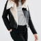 Jacheta cu guler imblanit - Vero Moda - art. 10150088 negru