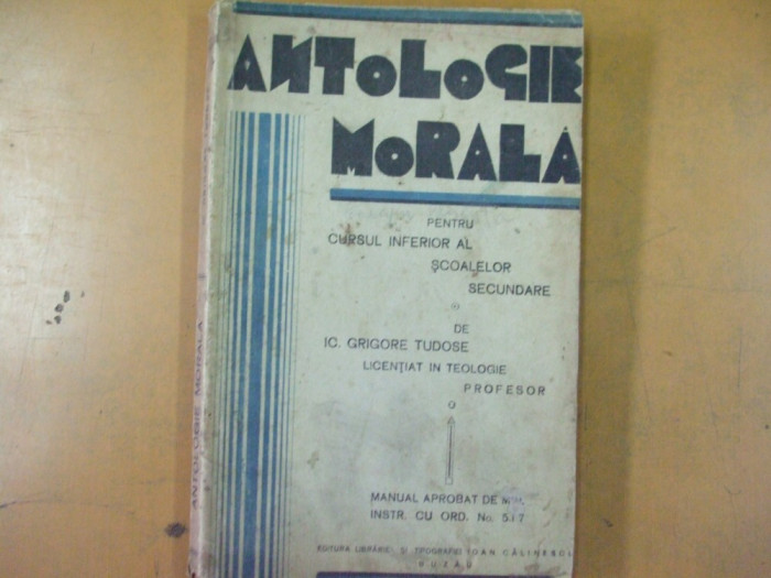 Antologie morala Grigore Tudose Buzau cu semnatura autorului 028