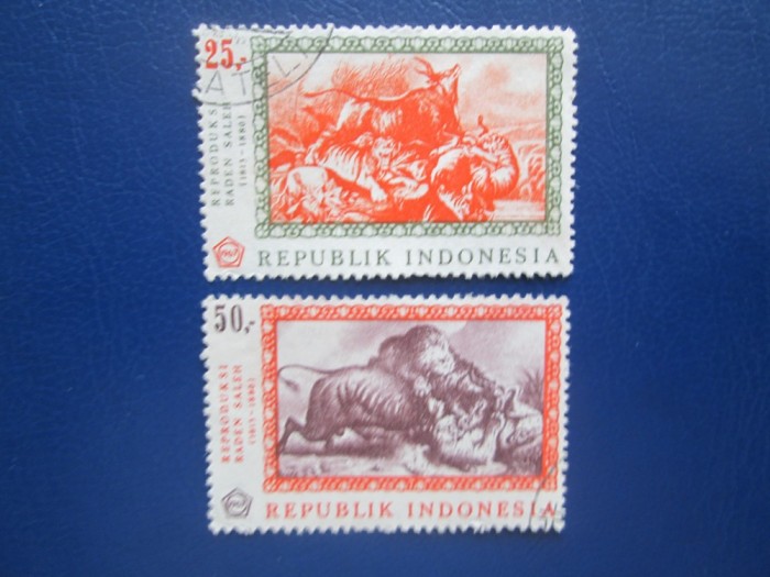 INDONESIA -SERIE STAMPILATA