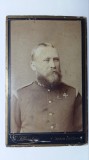 FOTOGRAFIE MILITARA VECHE - FORMAT CDV - SFARSITUL ANILOR 1800 ,INCEPUT DE 1900