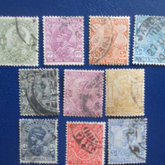 ANGLIA/COLONIE INDIA LOT STAMPILAT