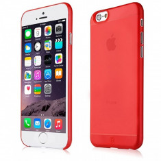 Husa plastic Apple iPhone 6 Baseus Slim rosie Blister Originala foto