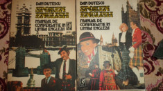 Manual de conversatie in limba engleza 2 vol/an 1991/629pag- Dan Dutescu foto