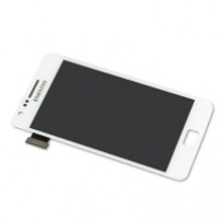 Display cu touchscreen Samsung I9105 Galaxy S II Plus alb fara rama Original foto