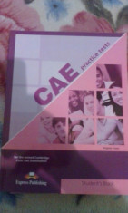 CAE Practice tests student book foto