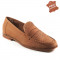 Pantofi barbati piele naturala FERRY maron (Marime: 46)