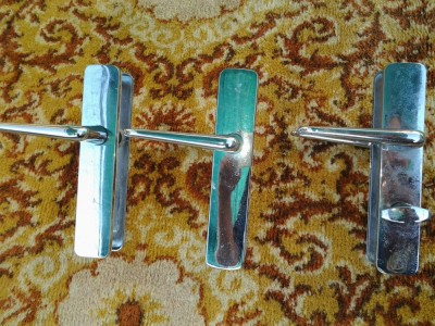 ***Manere silduri usi cromate (3 bucati) foto