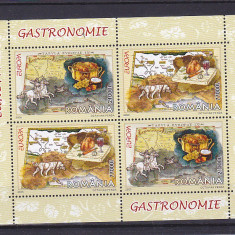 Romania,CEPT 2005 Gastronomie bloc 4 II Nr lista 1683a.