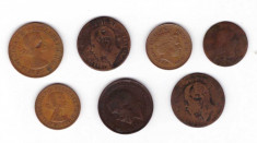 Marea Britanie - lot monede vechi foto