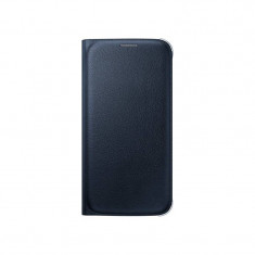 Husa Flip Cover Samsung EF-WG920PBEGWW Wallet Black pentru Samsung G920 Galaxy S6 foto