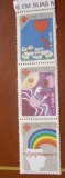 BRAZILIA 1993 &ndash; CRUCEA ROSIE, triptic nestampilat, B42