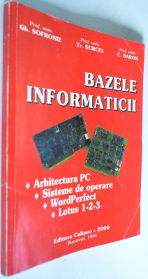 Bazele informaticii - Ed. Calipso 2000 foto