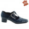 Pantofi dama piele naturala DALIA bleumarin (Marime: 40)