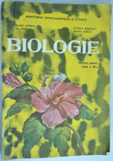 Manual biologie, clasa a IX a - 1990 foto