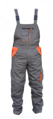 Pantalon cu piept gri portocaliu XL Top Strong foto