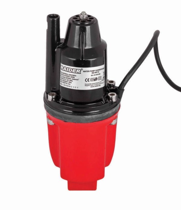 Pompa submersibila cu vibratii pentru ape curate sorbul sus 300 W Raider Power Tools RD-WP18 foto mare Pompa submersibila cu vibratii pentru ape curate sorbul sus 300 W Raider Power Tools RD-WP18 foto mare