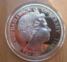 Moneda / Lingou argint 925, Nunta Regala 2011, 5 uncii, 155 grame foto