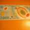 Bancnota 2000 Lei 1999 -Eclipsa ,cal. Buna- F.Buna