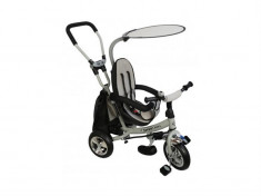 Tricicleta Copii Cu Scaun Reversibil Baby Mix Safari Ws611 Gri foto