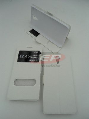 Toc FlipCover Double EasyView HTC Desire 620 dual sim WHITE foto