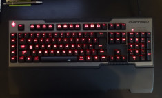 Tastatura mecanica CMStorm Trigger-Z Red Switches cu wrist-pad foto