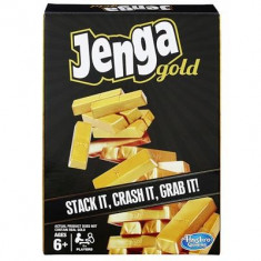 Joc Jenga Gold Board Game foto