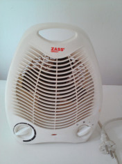 Aeroterma Zass cu 3 trepte: 1. simplu ventilator, 2. 1000W, 3. 2000W foto