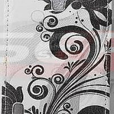 Toc FlipCase Design Black Flower Samsung Galaxy S Duos S7562