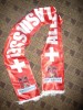 Esarfa Elvetia Fotbal, Matase, 142cm - Fular Fan Zone Echipa Nationala