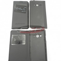 Toc FlipCover EasyView Leather Samsung Galaxy Ace 4 G313F / G318 BLACK (capac)