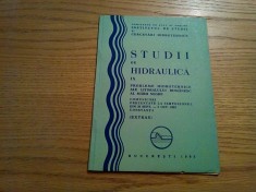 MODIFICARI ACTUALE IN MORFOLOGIA ZONEI LITORALE A DELTEI DUNARII - N. Popp (dedicatie-autograf ) - Studii de Hidraulica, IX extras, 1965, 28 p.+harta