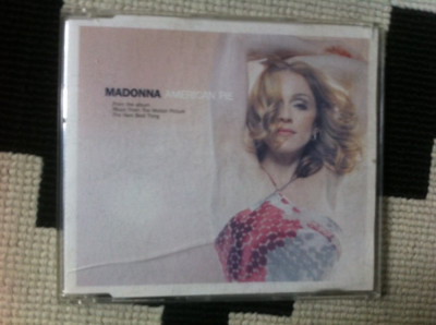 Madonna &amp;lrm;American Pie 2000 cd maxi disc editie vest muzica electro pop dance vg+ foto