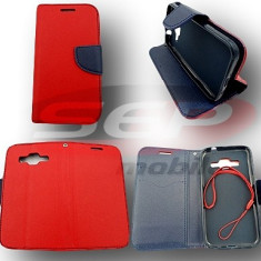 Toc FlipCover Fancy HTC Desire 610 RED-NAVY