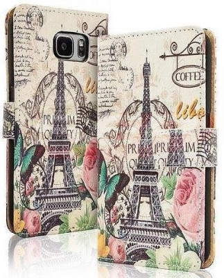 Toc FlipCover Fancy Apple iPhone 6 / 6s PARIS foto