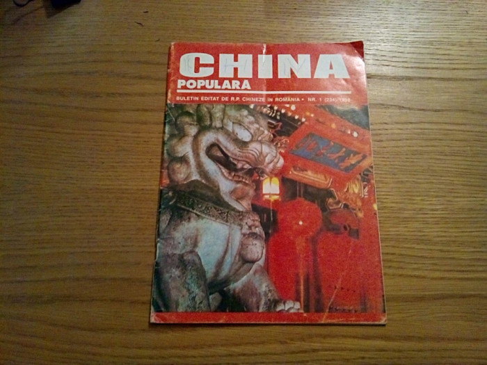CHINA POPULARA - Buletin Editat de R. P. Chineze - Nr. 1/ 1998, 40 p.