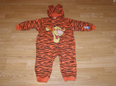 costum carnaval serbare animal tigger tigru pentru copii de 2-3 ani marime L foto