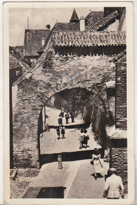 bnk cp Sibiu - Pasajul Scarilor - circulata 1953 foto
