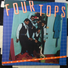 Four Tops the Show Must Go On 1977 album disc vinyl lp muzica funk soul pop USA