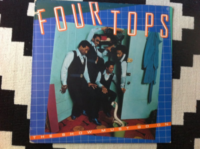 Four Tops the Show Must Go On 1977 album disc vinyl lp muzica funk soul pop USA foto