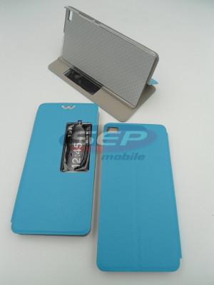 Toc FlipCover EasyView Huawei P8 SKYBLUE foto