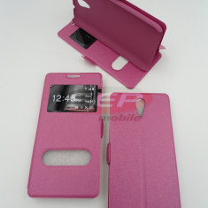 Toc FlipCover Double EasyView Leather Huawei Y5 SINGLE SIM PINK
