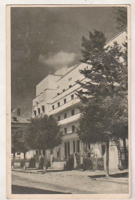 bnk cp Govora - Sanatoriul balnear - Pavilionul I - circulata 1957 foto
