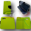 Toc FlipCover Fancy Apple iPhone 4 / 4S LIME-NAVY, Verde, iPhone 4/4S, Cu clapeta