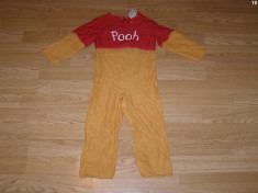 costum carnaval serbare winnie the pooh pentru copii de 2-3-4 ani foto