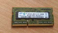 Memorie Laptop Samsung Sodimm DDR3 2 GB 1333 Mhz PC3-10600 MHz foto