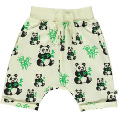 Pantaloni scurti Smafolk, cu panda, unisex, multicolori, 2-3 ani foto