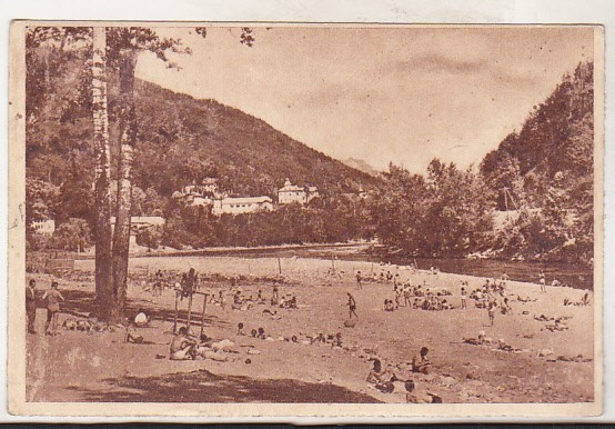 bnk cp Calimanesti - Strand la Olt - circulata 1953