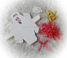 Pachet botez Minnie - kit marturii + cruciulite foto