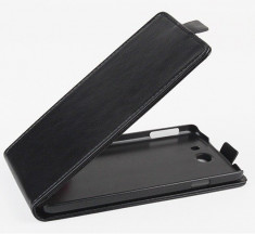 Husa Philips i928 Flip Case Inchidere Magnetica Black foto