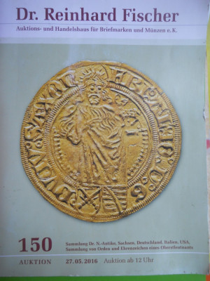 HOPCT GERMANIA CATALOG LICITATII NUMISMATICE DR. REINHARD FISHER 2016 120 PAG foto